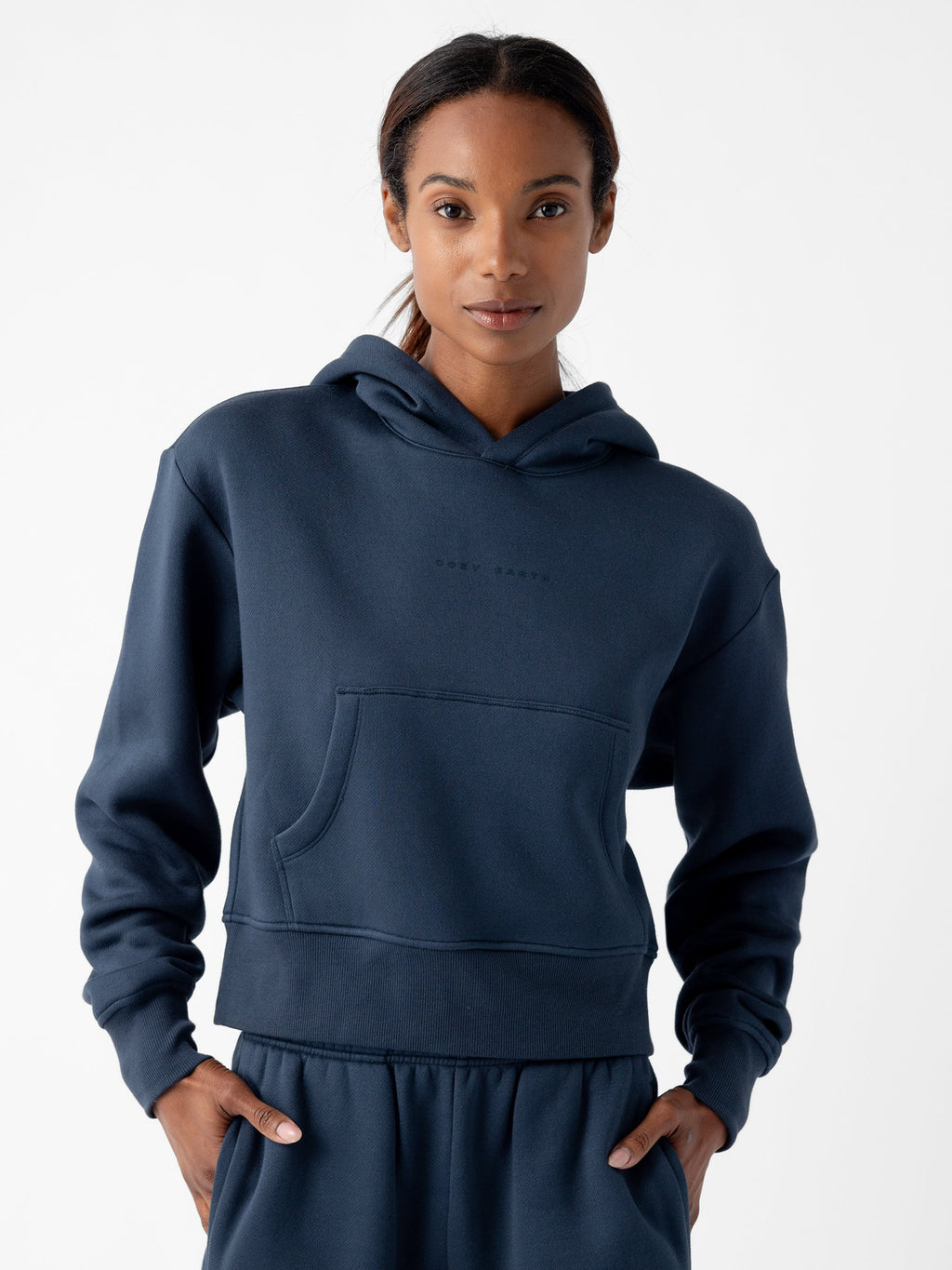 Women's CityScape Cropped Hoodie - Last Chance