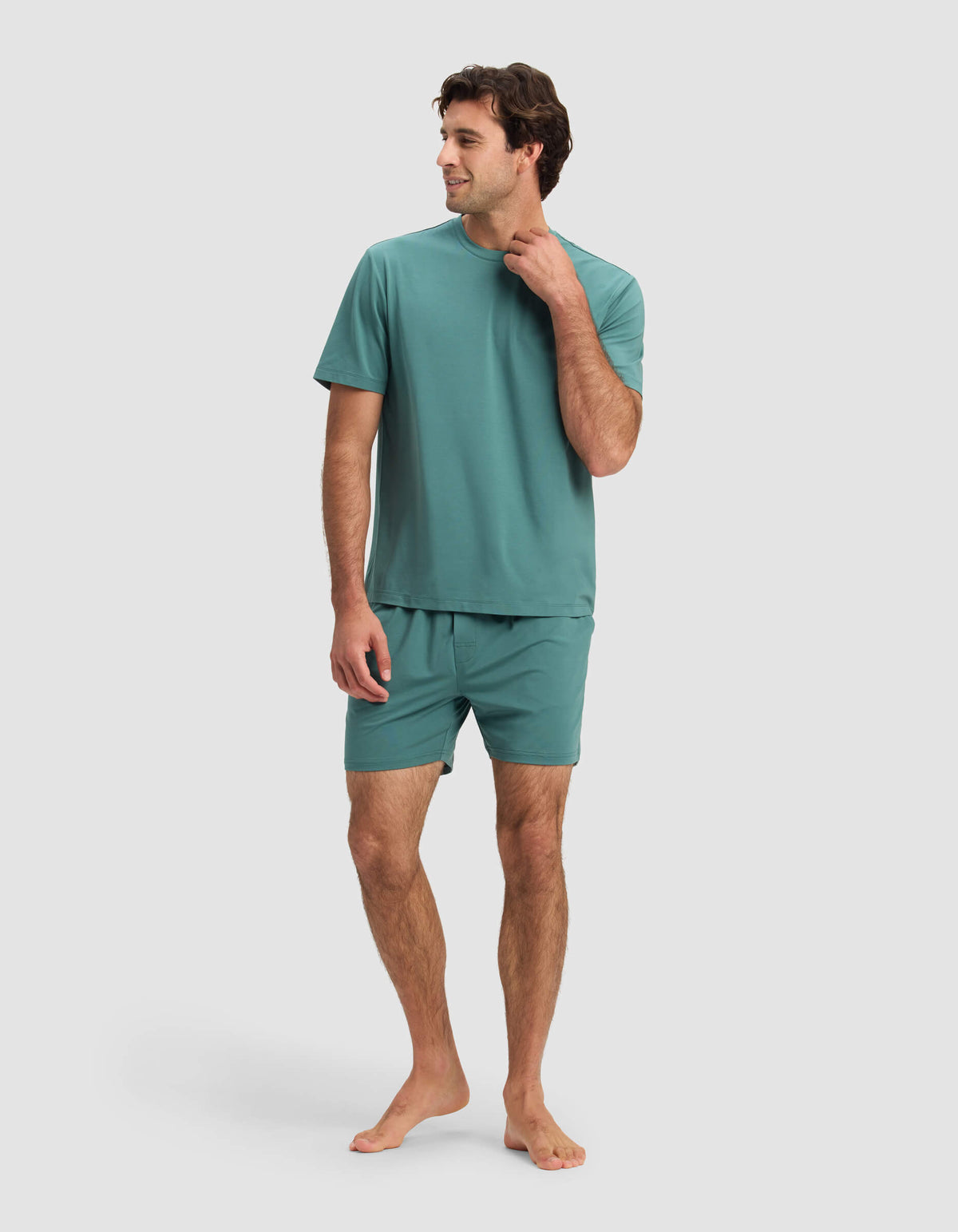 Men's First Layer Pajama Short Sleeve Tee & Short Set
