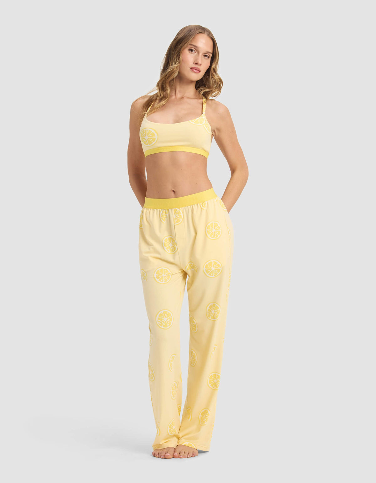 Women's First Layer Pajama Soft Bra & Pant Set